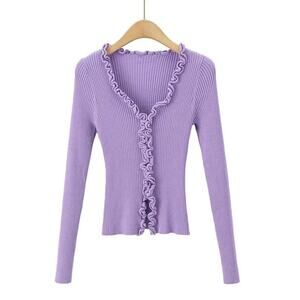 Find Me Now Charlie Ribbed Top Size Small